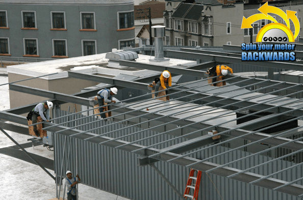 alameda Country Social Services Solar Array Frame Century Roof and Solar